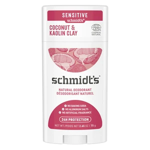 Schmidt´s Tuhý deodorant Kokos & kaolinový jíl (Deo Stick) 58 ml