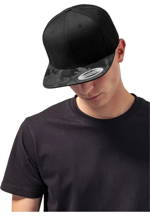 Camo Visor Snapback Black Camouflage