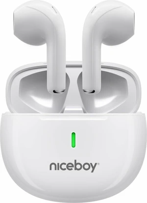 Niceboy Hive Beans Pop White In-ear vezeték nélküli fejhallgató