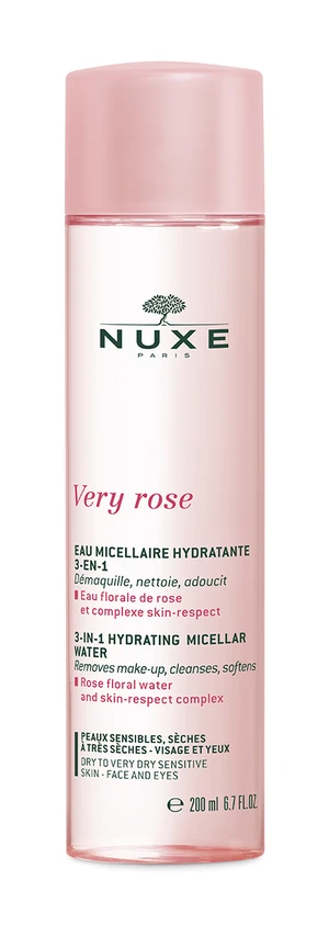 NUXE Very rose 3-v-1 čistící voda 200 ml