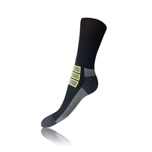 Bellinda 
OUTDOOR SOCKS - Ponožky pre turistickú a pracovnú obuv - čierna -  žltá