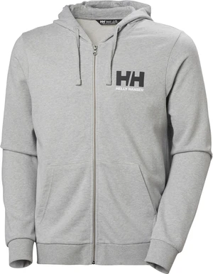 Helly Hansen HH Logo Full Zip Hoodie 2.0 Mikina Grey Melange 2XL