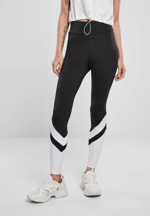 Arrow Women's High Waisted Leggings - Black/White