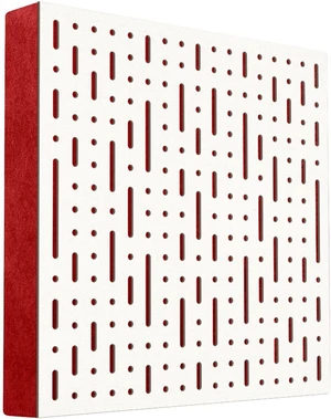 Mega Acoustic FiberPRO60 Binary Bean White/Red Absorbent Holzplatte