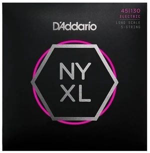 D'Addario NYXL45130 Jeux de 5 cordes basses