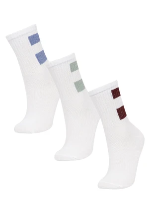 DEFACTO Size 3-Pack Cotton Long Socks