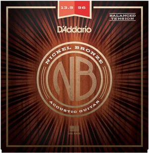 D'Addario NB13556BT Cordes de guitares acoustiques