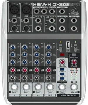 Behringer Xenyx QX602MP3 Analoges Mischpult