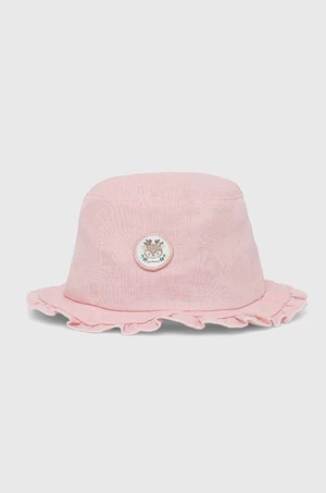 Dětský klobouk Jamiks MAUD růžová barva