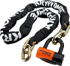 Kryptonite New York Chain 1210 & Evolution Disc Orange/Black Cadena-Cerradura