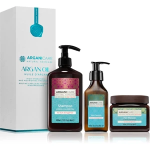 Arganicare Argan Oil & Shea Butter darčeková sada (pre hydratáciu a lesk)