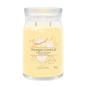 Yankee Candle Aromatická sviečka Signature sklo veľké Vanilla Cupcake 567 g