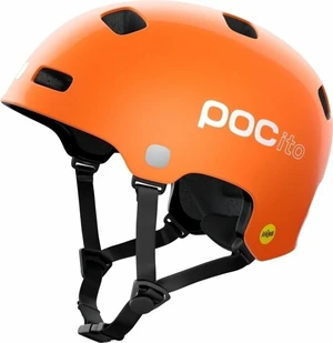 POC POCito Crane MIPS Fluorescent Orange 51-54 Dziecięcy kask rowerowy