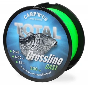 Carp´r´us vlasec total crossline cast green 500 m - priemer 0,25 mm / nosnosť 4,5 kg