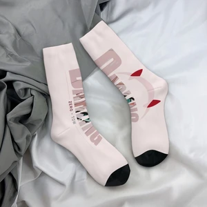 Men Socks Harajuku Zero Two Darling In The Franxx Sock Polyester Waifu Anime Girl Sport Women Socks Spring Summer Autumn Winter