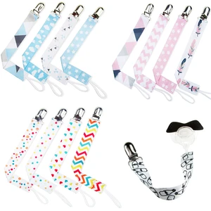 Baby Pacifier Clip Chain Ribbon Holder Pacifier Soother Clips Leash Belt Nipple Holder For Infant Feeding