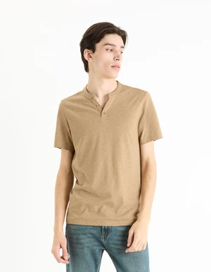 Celio T-shirt henley Cegeti - Men's