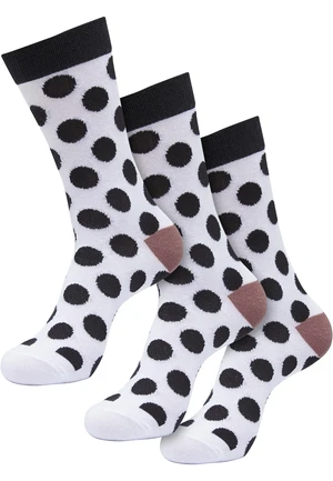 Basic Polka Dot 3-Pack socks white/black