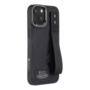 Zadní kryt Tactical Camo Troop Drag Strap pro Apple iPhone 14, černá