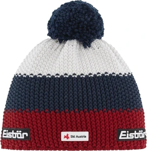 Eisbär Star Pompon SKA Beanie Burgundy/Dark Cobalt/White UNI Mütze