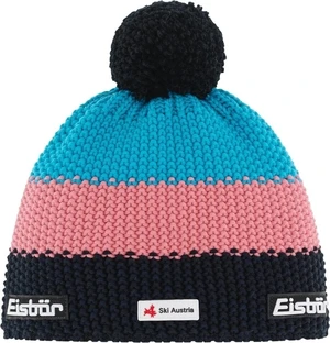 Eisbär Star Pompon SKA Beanie Black/Strawberry/White UNI Čiapka