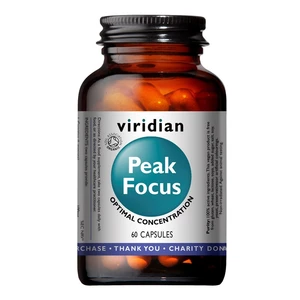 VIRIDIAN Peak Focus Organic 60 kapslí