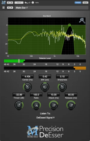 Metric Halo MH Precision DeEsser v4 (Produit numérique)