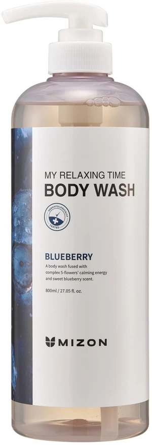 MIZON My Relaxing Time Body Wash Lahodná borůvka sprchový gel 800 ml