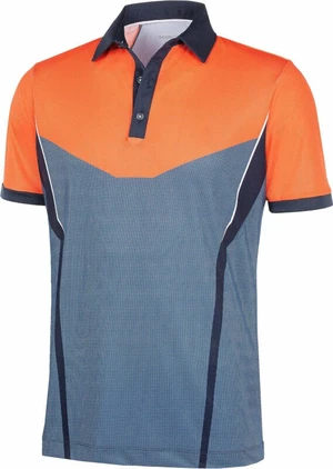 Galvin Green Mateus Mens Orange/Navy/White 2XL Camiseta polo