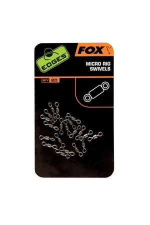 Fox obratlíky Edges Micro Rig Swivels 20ks