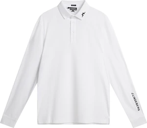 J.Lindeberg Tour Tech Mens Long Sleeve Blanco XL Camiseta polo