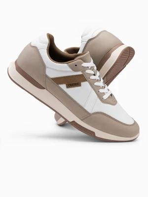 Ombre Men's mesh sneaker shoes - sand