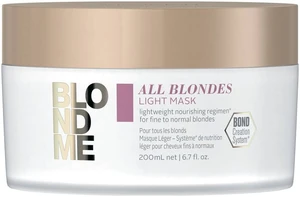 Schwarzkopf Professional Lehká vyživující maska pro jemné a normální blond vlasy All Blondes (Light Mask) 200 ml