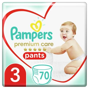 Pampers Premium Care Pants Plienkové nohavičky veľ. 3, 6-11 kg, 70 ks