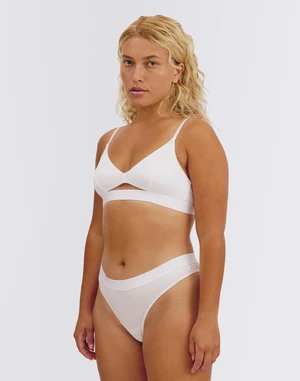 Organic Basics Soft Touch Thong White M