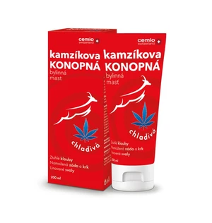 Cemio Kamzíkova konopná mast chladivá 200 ml