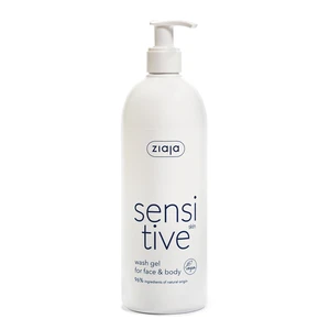 Ziaja Krémový mycí gel na obličej a tělo Sensitive (Face & Body Wash Gel) 400 ml