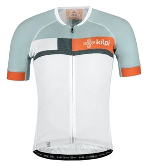 Men's cycling jersey Kilpi TREVISO-M white