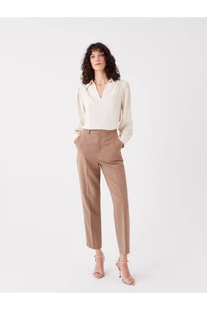 LC Waikiki Women's Carrot Cut Straight Trousers