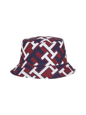 Tommy Hilfiger Hat - TH MONOGRAM REV BUCKET HAT blue