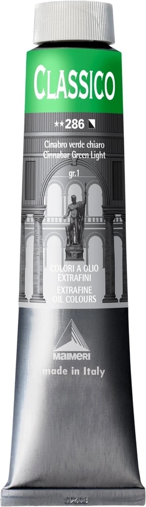 Maimeri Classico Oil Paint Cinnabar Green Light 200 ml 1 pieza