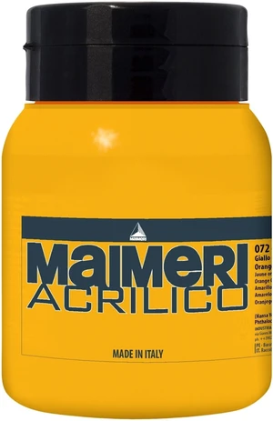 Maimeri Acrilico Acrylic Paint Orange Yellow 072 500 ml 1 pieza