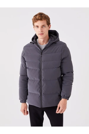 LC Waikiki Standard Mold Hooded Men's Puffer Coat