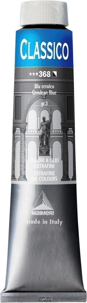 Maimeri Classico Olejová barva Cerulean Blue 200 ml 1 ks