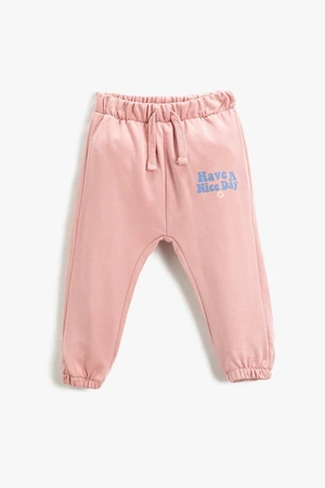 Koton Baby Girl Pink Sweatpants