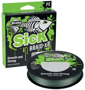 Berkley splétaná šňůra sick braid x8 150 m - 0,19 mm 18 kg