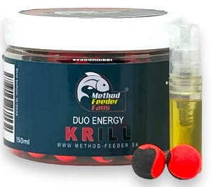 Method feeder fans pop up duo energy 12 mm 150 ml + sprej esence 2 ml - krill