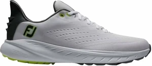 Footjoy Flex XP Alb/Negru/Lămâie verde 45 Pantofi de golf pentru bărbați