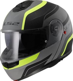 LS2 FF908 Strobe II Monza Matt Black/Hi-Vis Yellow L Casco