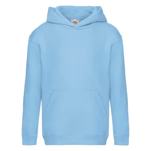 Błękitna bluza dziecięca Hooded Sweat Fruit of the Loom